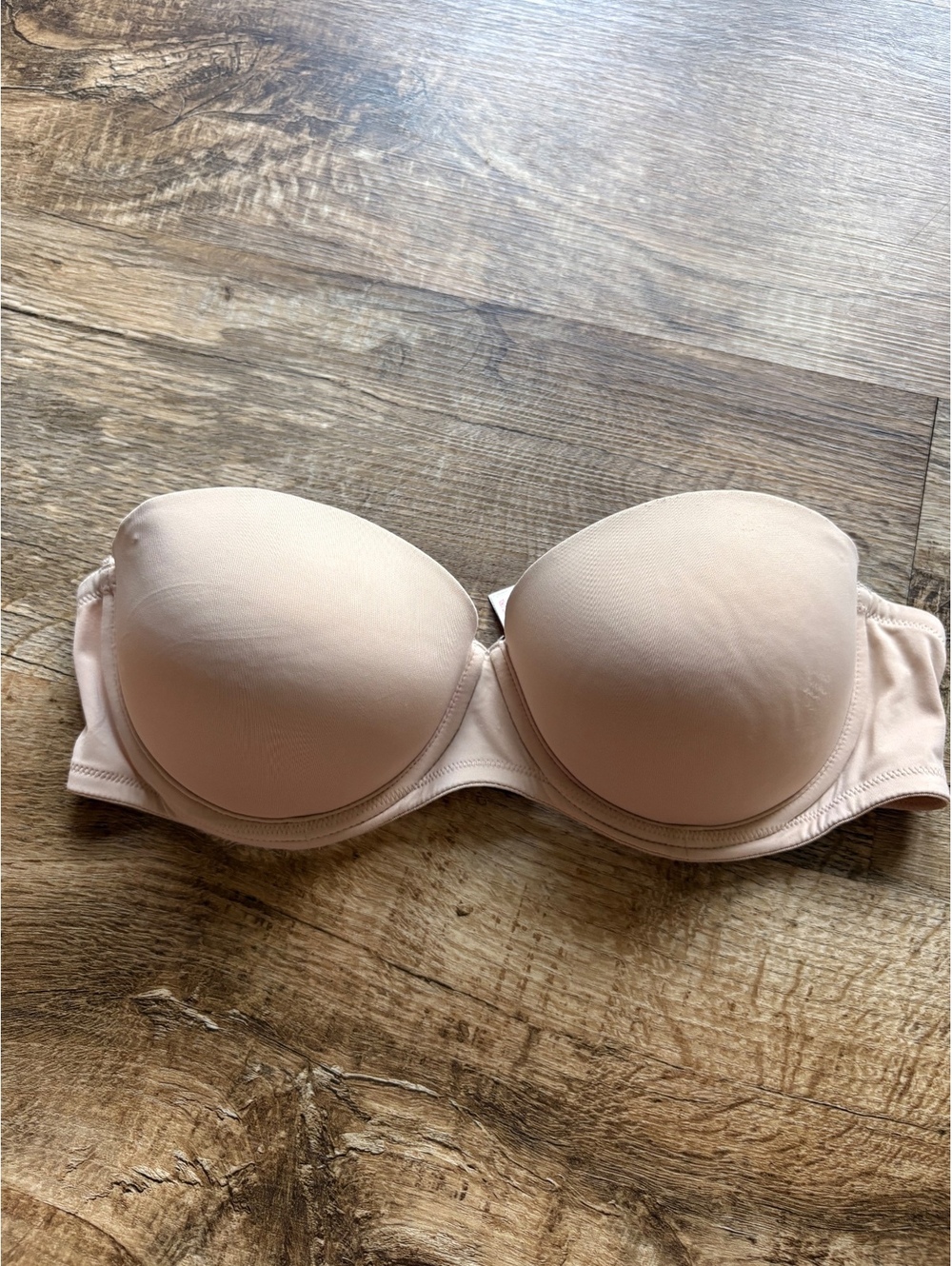 Victoria's Secret PINK Strapless Nude Push-Up Bra Size 36B